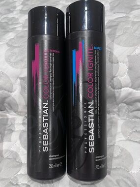 Professional Sebastian Color Ignite Shampoo - 2 NEW bottles - Multi & Mono